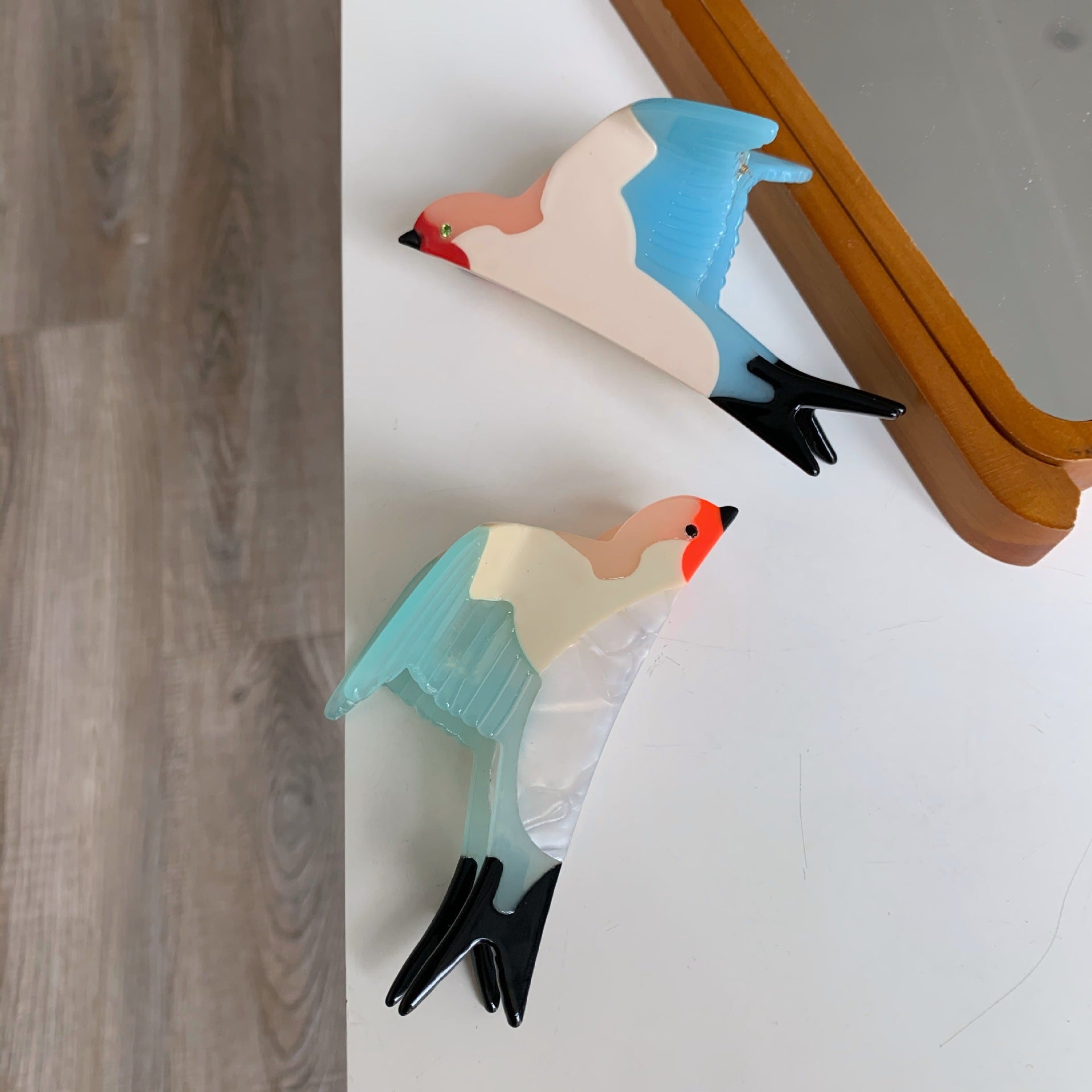 Wholesale Swallow Acetic Acid Niche Summer Sweet and Cute Shark Clips